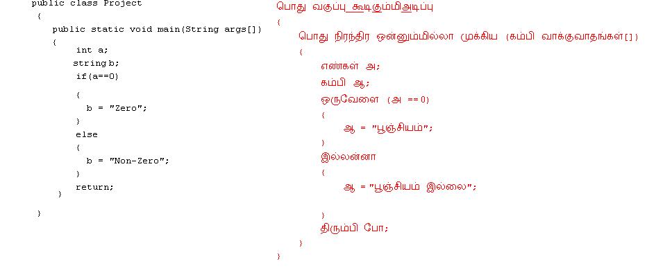 Funny C Plus Plus Program Written in Tamil - Tamil